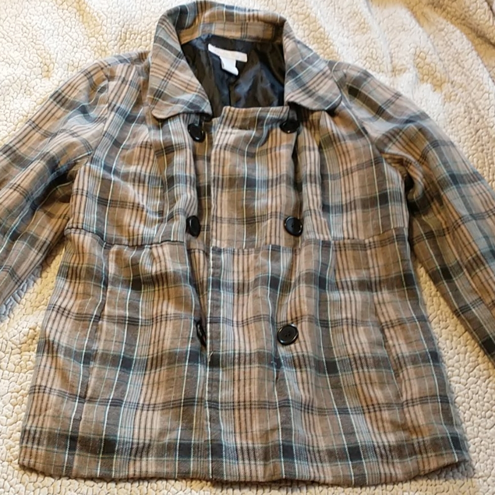 Cute plaid jacket